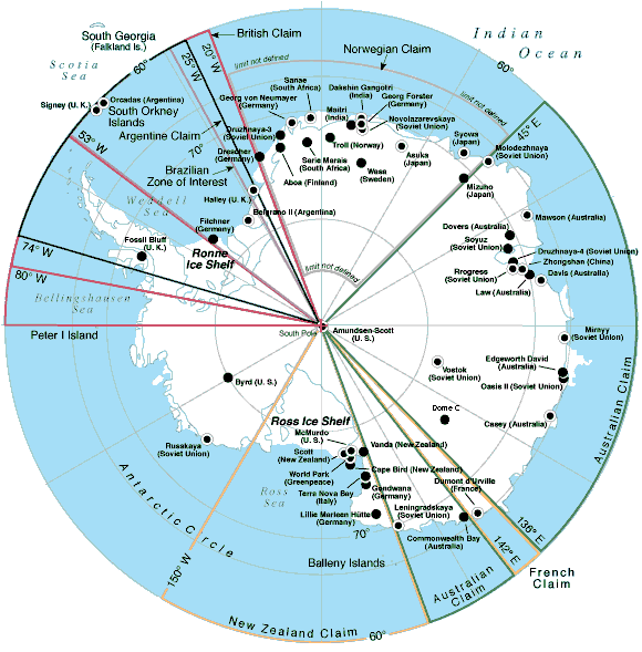 antarctica maps