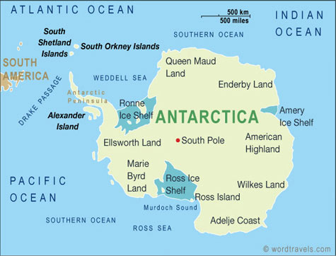 antarctica maps