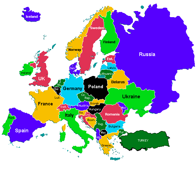 world maps europe  Map Pictures