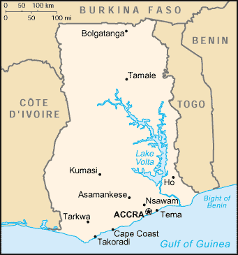 Ghana Map