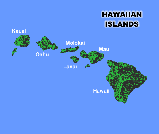 map of hawaii. Author admin 1 - June - 2011