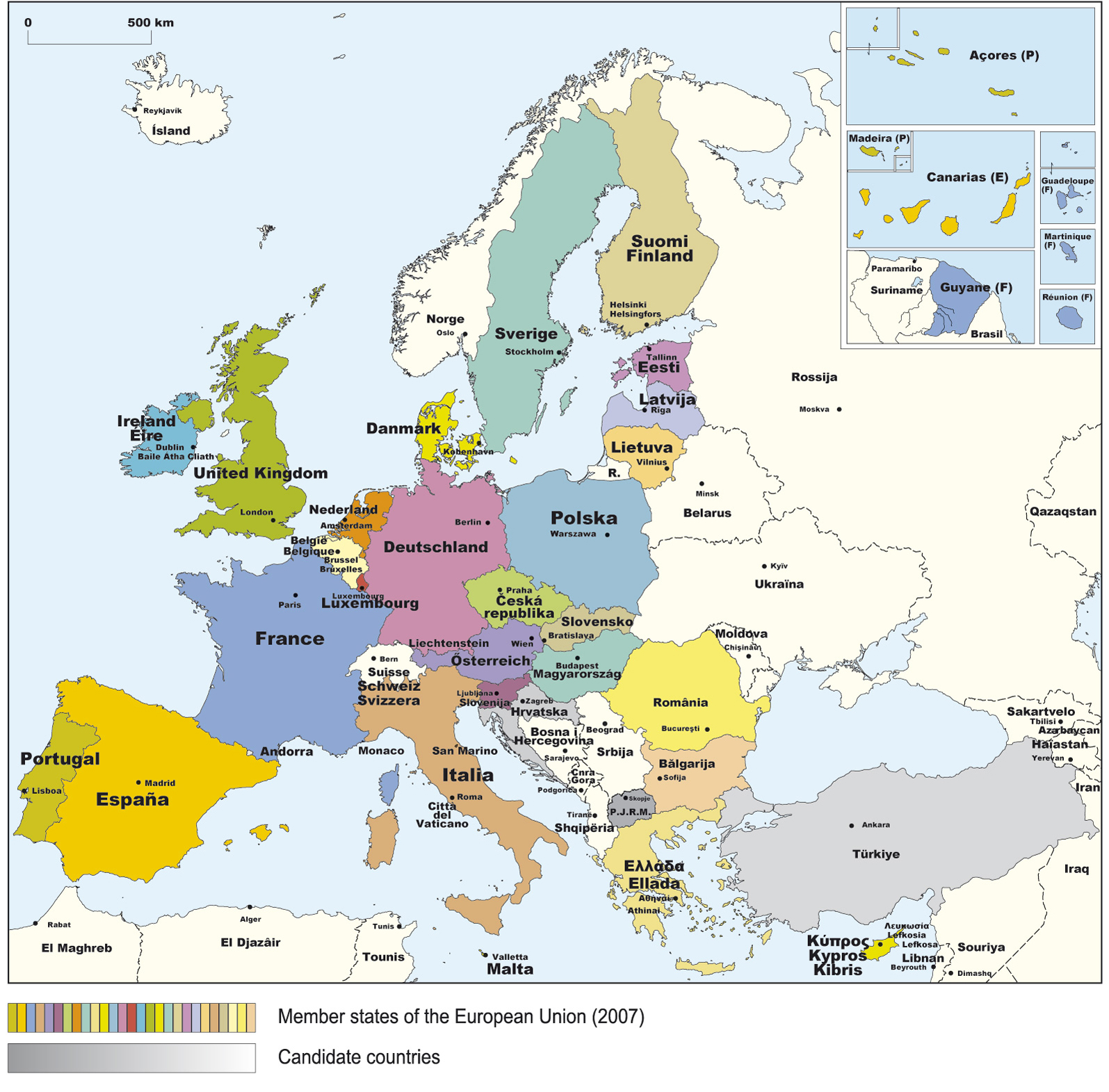 Europe Map Hd With Countries Europe Map Hd With Countries