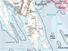 map of iqaluit
