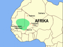 Ghana empire map