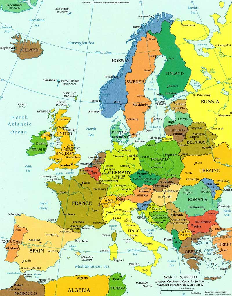 4 europe map states political 4 europe map states political