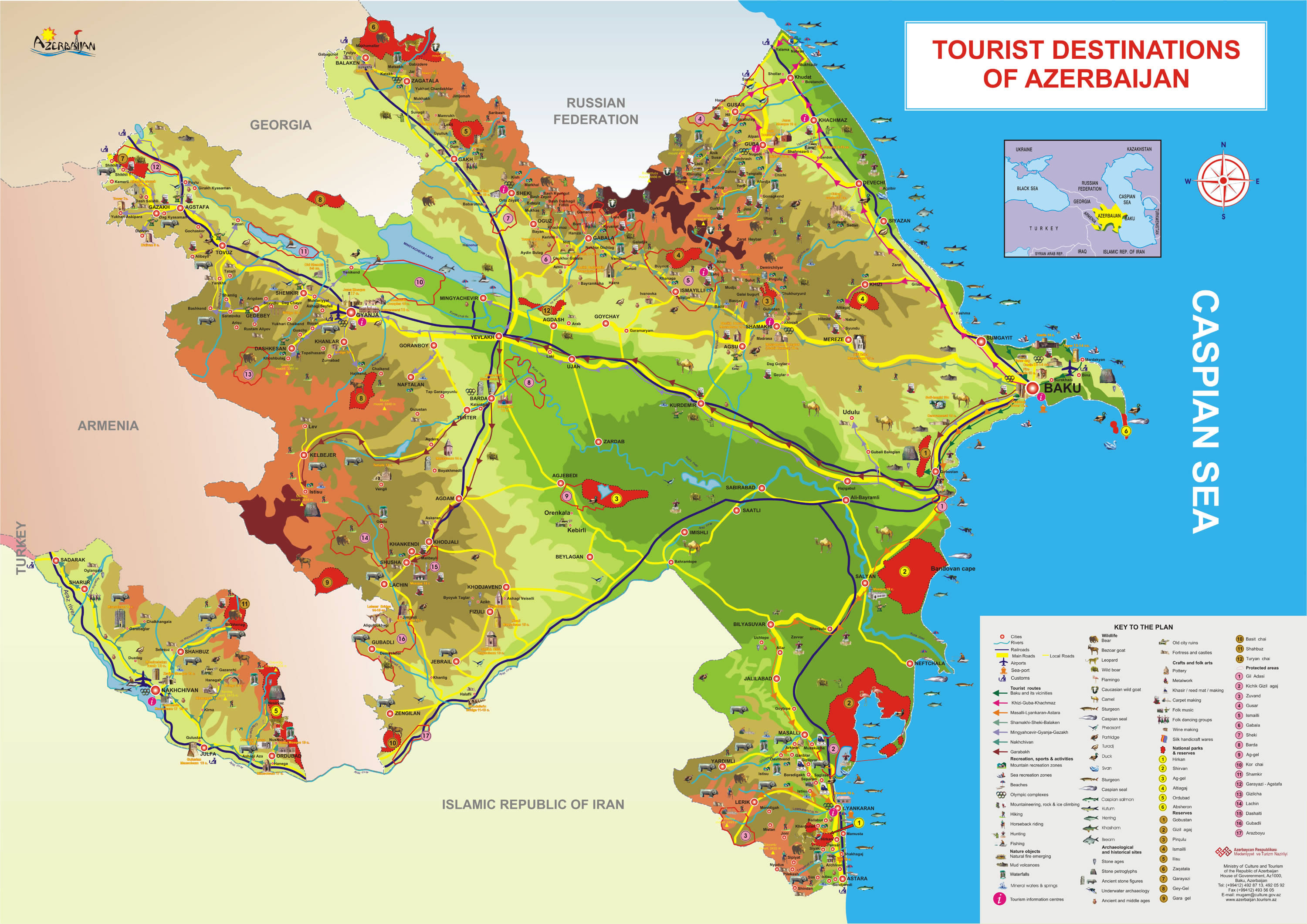 Azerbaijan Map