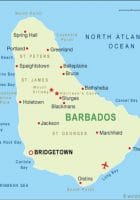 Barbados map