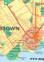 map of charlottetown