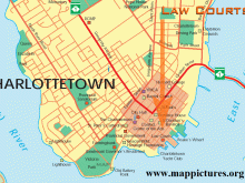 map of charlottetown