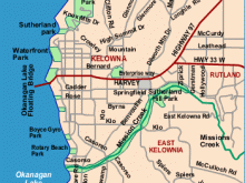 Kelowna Map