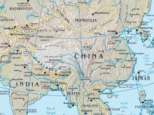 china world map