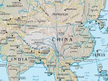 china world map