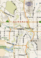 map of calgary