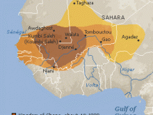 ghana empire map