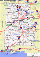 map of alabama