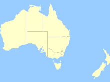map of australia and new zealand