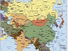 Mapa Politico de Asia 1992 996