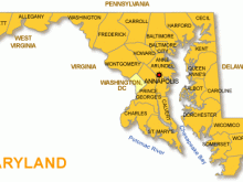 Maryland map