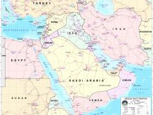 Middle East Political Map 2003
