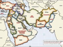 Projected New Middle East Map