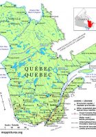 map of québec city