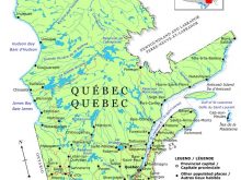 map of québec city