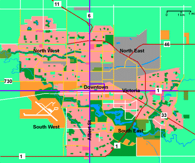 map of regina map of regina