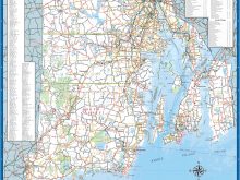 Rhode Island Road Map
