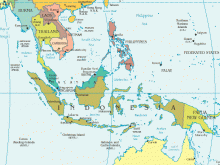 Southeast Asia map