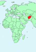 map of afghanistan