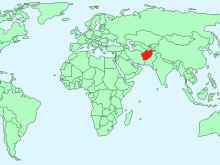 map of afghanistan