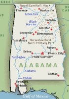 map of alabama
