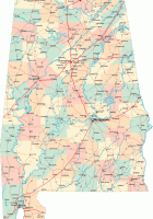 alabama road map