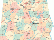 alabama road map