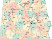 alabama road map