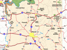 arizona road map