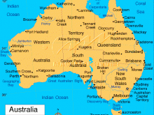 australia map