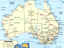 australia map