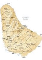 Barbados map