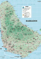 Barbados map