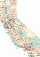 california road map