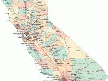 california road map