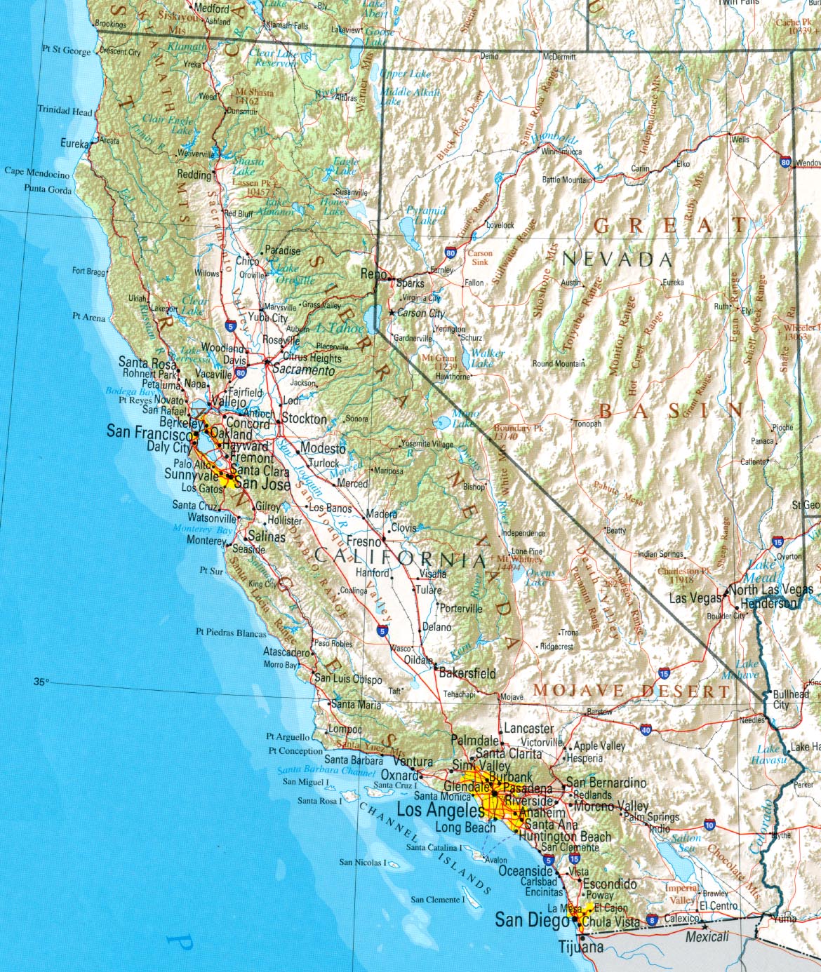 map of southern california cities