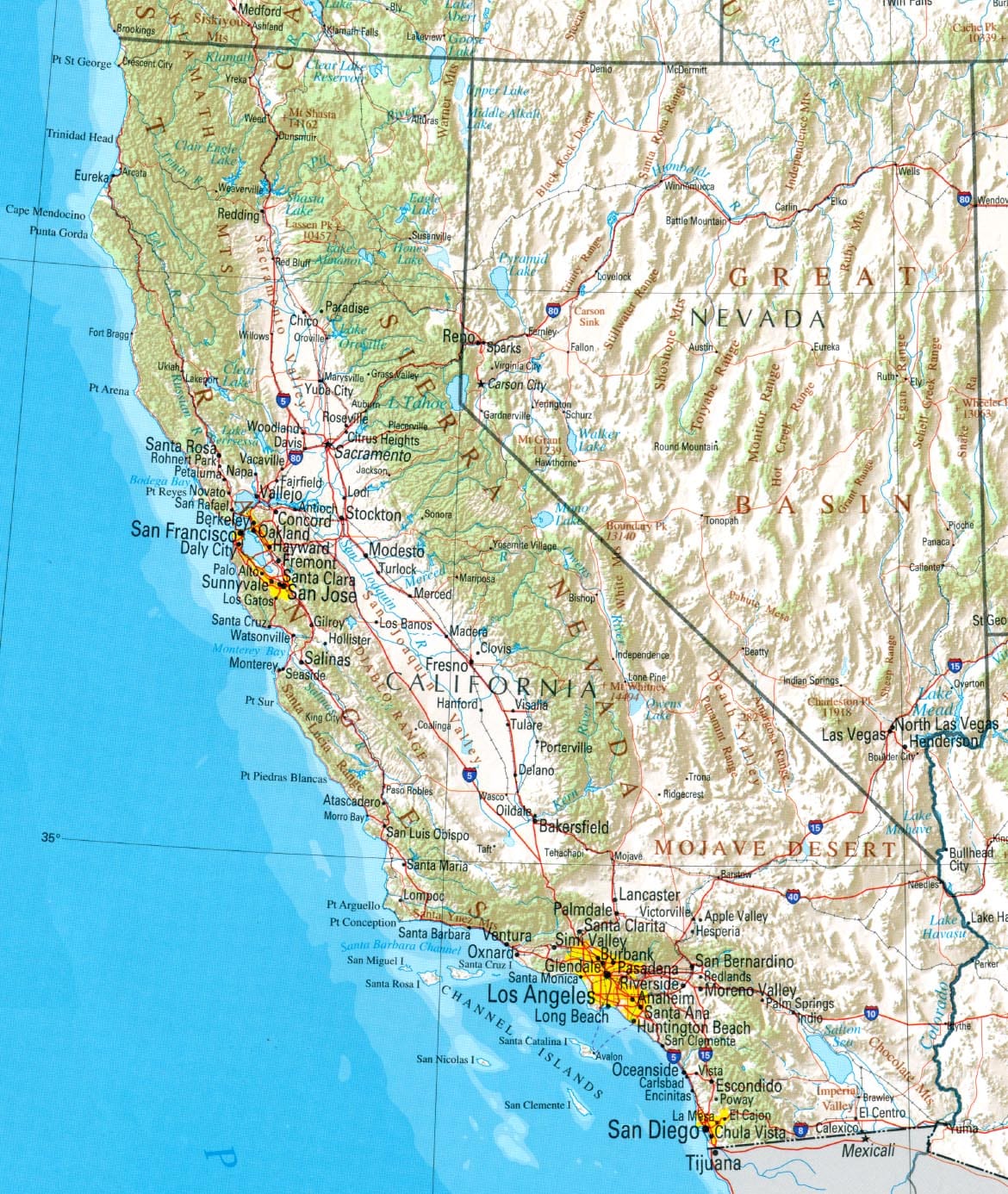 map of southern california cities