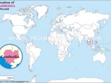 cambodia location map