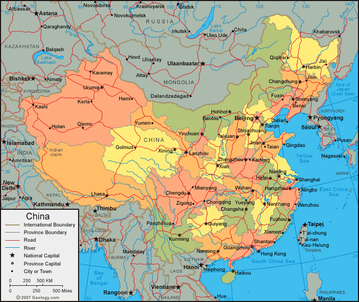 china map