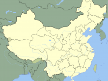 china blank map