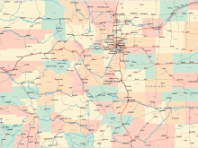 colorado road map