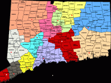 connecticut map