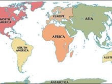 continents world map